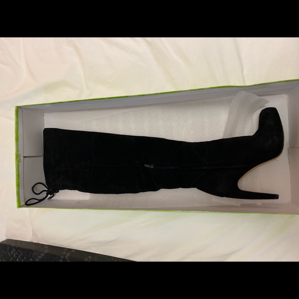 Sam Edelman Kayla black suede Over The Knee Boot